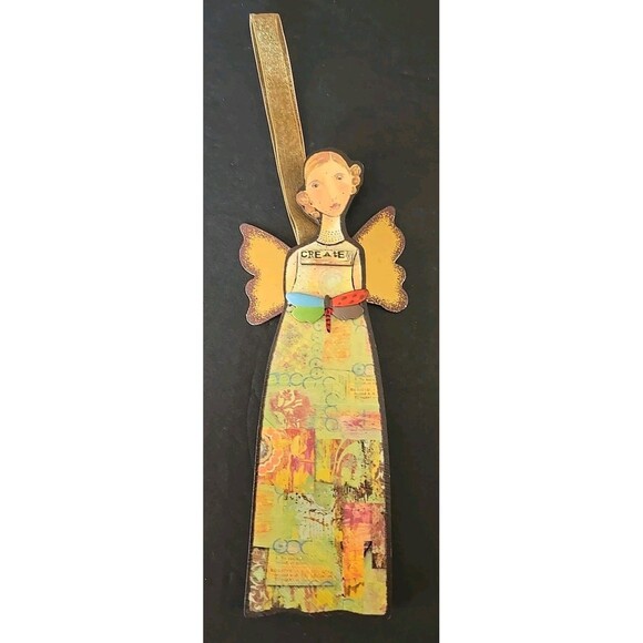 Source Unknown Other - 2009 Demdaco The Kelly Rae Roberts Collection ‘Create’ Butterfly Ornament Hang